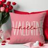 Наволочка на День святого Валентина Весеннее фермерское украшение Красный Розовый Грузовик Люблю мое сердце Дом Диван Украшение Декор