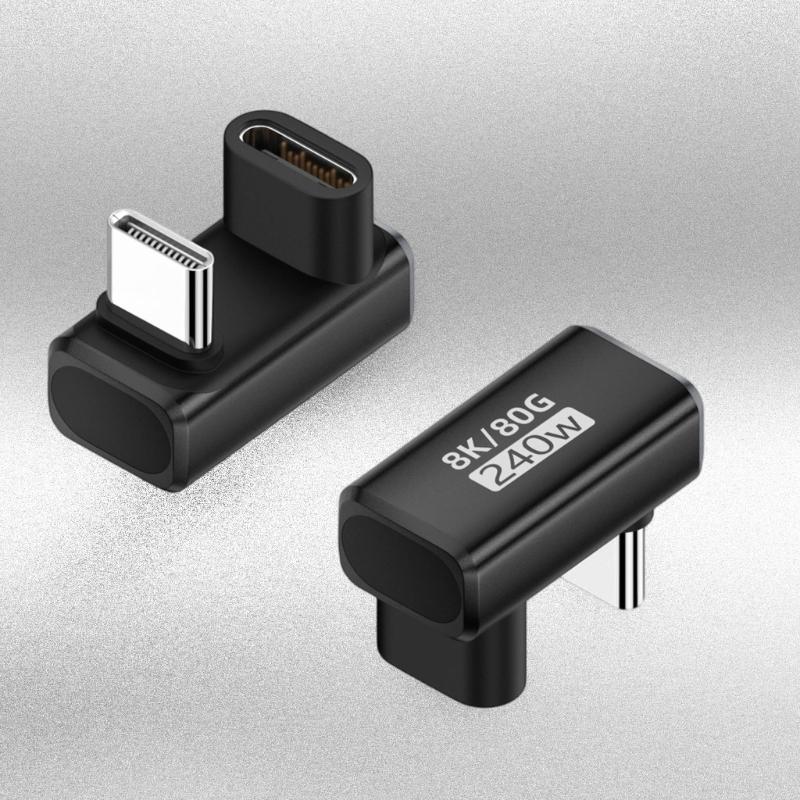 Алюминиевый адаптер USB4.0 для вывода видео 8K60Hz и совместимости с несколькими устройствами, мощность 240 Вт