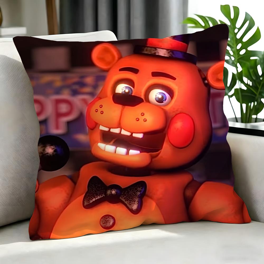 Game Five Nights At Freddy'S Cushion Cover Cushion Cover Set 4Pcs 50X50 45X45 40X40 Pillowcase Decorative Sofa Home Decor
