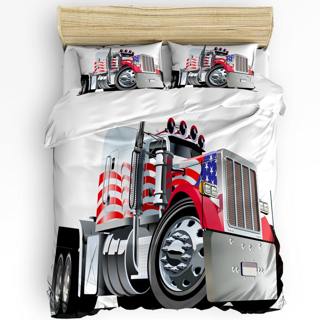 Химический эксперимент Мультфильм Пододеяльник Постельное белье Комплект постельного белья Двойной домашний текстиль Одеяло Чехол Наволочки Спальня Постельное белье Без простыни