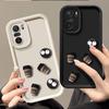 Cute 3D Coal Ball Coffee Camera Lens Silicone Phone Case For Xiaomi Redmi Note 13 Pro Plus 4G 5G Back Cover