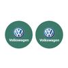 2026 Hot 2Pcs Car Coaster Water Cup Mat Non-Slip Pad For Volkswagen VW Golf Amarok Beetle GTI Magotan T-ROC T-Cross Polo Atlas ID3 Tiguan
