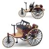 1шт 1:12 1886 Винтажный Классический Автомобиль №1 Сплав Модель Автомобиля Симуляция Трехколесный Велосипед Игрушка с Механизмом Оттяжки Для Детей Подарок Коллекция