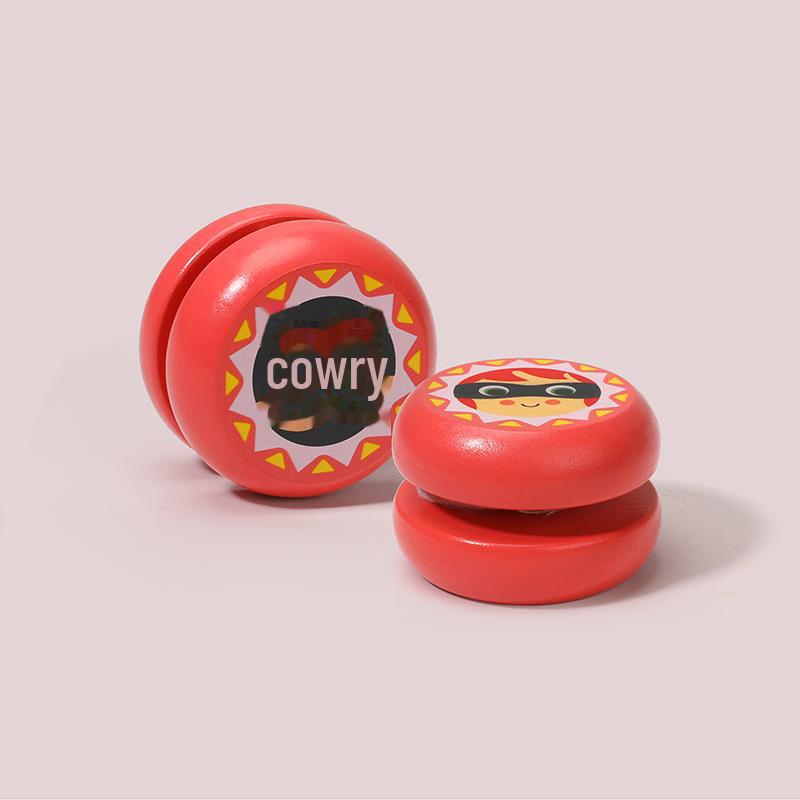 Детское деревянное йо-йо в виде милого животного - развивающая и ностальгическая игрушка в подарок для детского сада