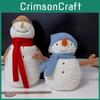 Snowman Jellycat Plush Toy With Hat And Scarf Design For Kids Daily Holiday Gift