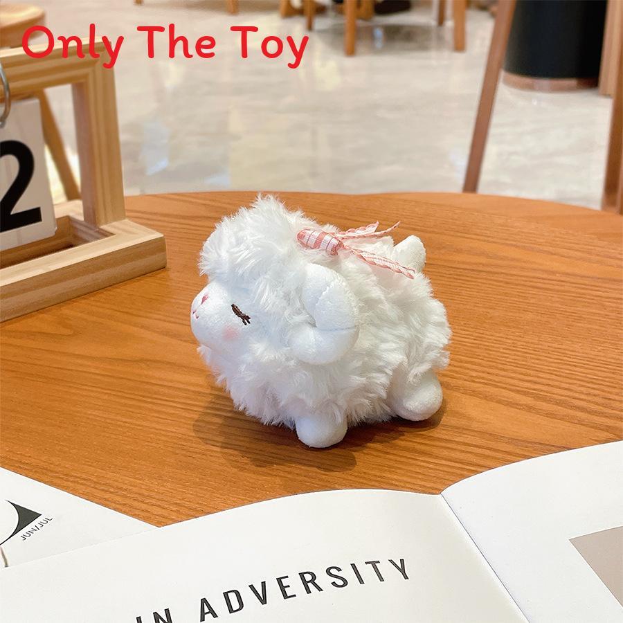 Cartoon Style Sheep Plush Key Holder With Pp Cotton Filling For Daily Use