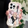 Popular Japan Anime Phone Cover for iPhone 11 12 13 14 15 Pro Max 6 6S 7 8 Plus Xs Wave Edge Shockproof Protective Rubber Case