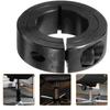 Double Split Clamp On Shaft Collar Accessories for Agricultural Implements Sturdy Black Color