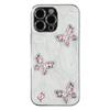 Чехол WANLONFENG для iPhone 16 Pro Max, гальванизированный, эпоксидный, TPU+Акриловая крышка для телефона с закаленным стеклом
