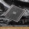 CHENDU Stainless Steel Square Invisible Floor Drain