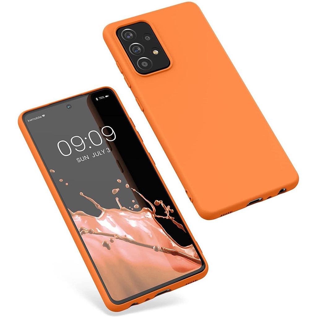 Samsung Galaxy A22 4G Flexible Blue Silicone Protective Case