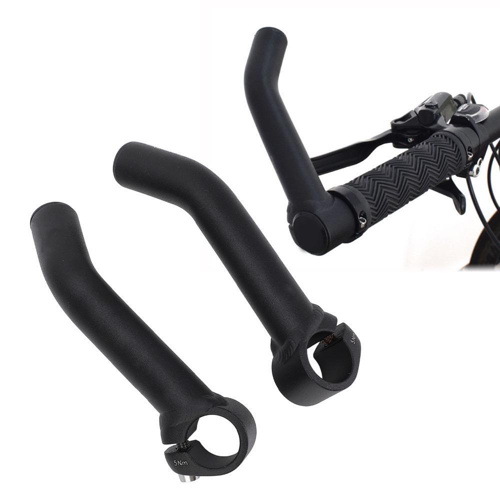 1 Pair Aluminum Alloy Bike Bar End Ergonomic Bike Rest Handlebar End Bike Handlebar Accessory