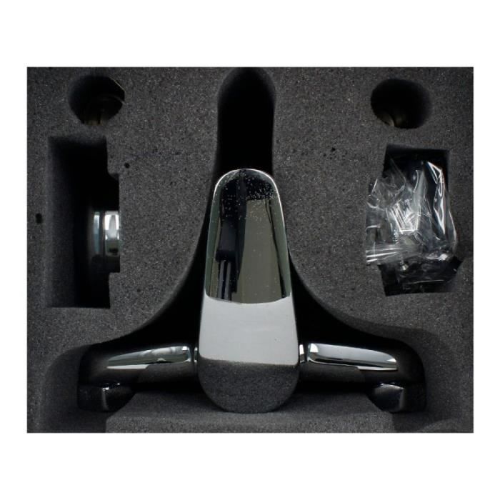 Ensemble D'accessoires - Fontastock - Bain-Douche - Zinc - 4 Pcs - Cartouche Céramique 40 Mm