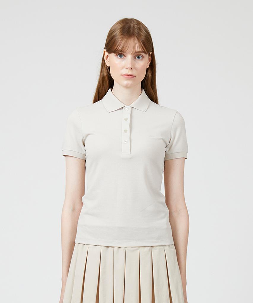 AVEN Women'S Paper Light Polo Shirt Beige