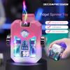 Windproof Igniter Colorful Spinning Toy Compact Rechargeable Arc-pulse Igniter Windproof Electric Flameless Bbq Fidget Toy