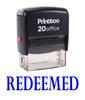 Printtoo Self Inking Rubber Stamp Office Канцелярские товары REDEEMED Custom