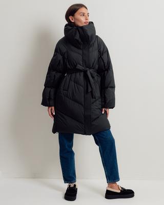 Пальто зимнее Clasna 25669 XS черная
