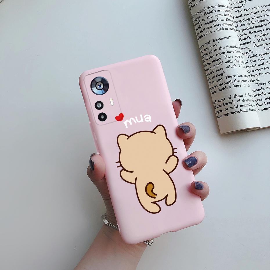 Чехол для Xiaomi 12T Мягкий силикон Милый кот Мультяшный Защитный чехол для Xiaomi 12T Pro 5G Чехлы для телефона Mi 12 T 12TPro 2022 Fundas