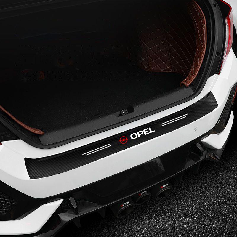 Car Anti-skid and anti-scratch of carbon fiber threshold stripFor Opel Astra j g Insignia Corsa d Vectra c Zafira a Auto Gadgets HX4