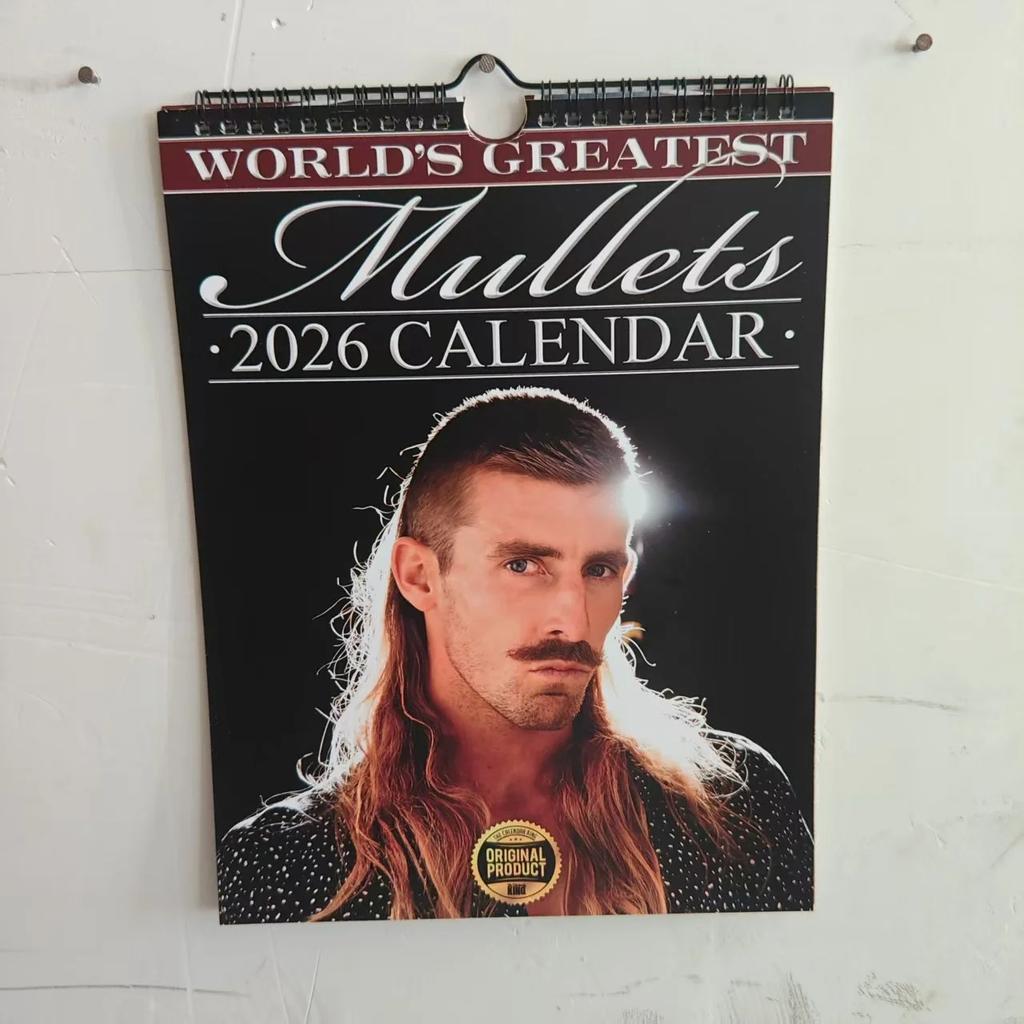 2026 Mullet Calendar Stylish Calendars Desktop Planner For Home Decor Target List Schedule Organizer Office Supplies