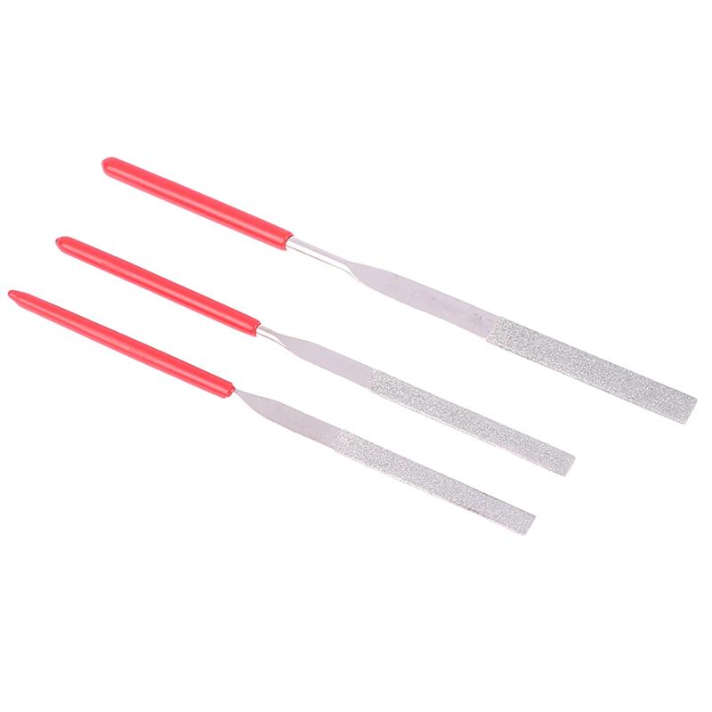 Набор из 2 алмазных напильников для шлифовки камня, самодельный напильник по дереву, игла для полировки ювелирных изделий