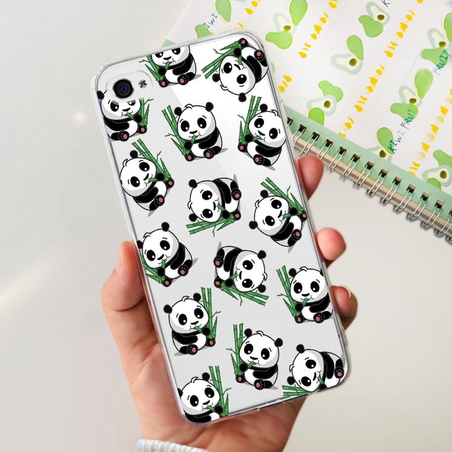 For Apple iPhone 4 Case Popular Flower Astronaut Clear Funda Soft Silicone Cover For iPhone 4s 4 s Bumper for iPhone4 Coque Capa