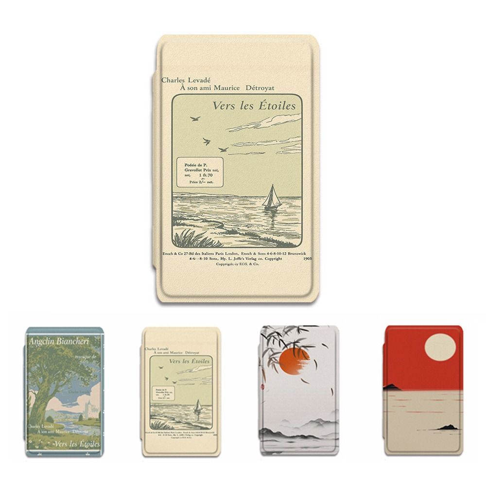 Anti-fall Magnetic Case Japanese Style Folio Shell High Quality Protective Cover for XTEINK X4/X3