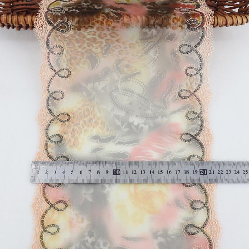 High Quality Soft Water-soluble Embroidery Border Printing African Lace Fabric Fashion Dress Cheongsam Underwear Sewing Material