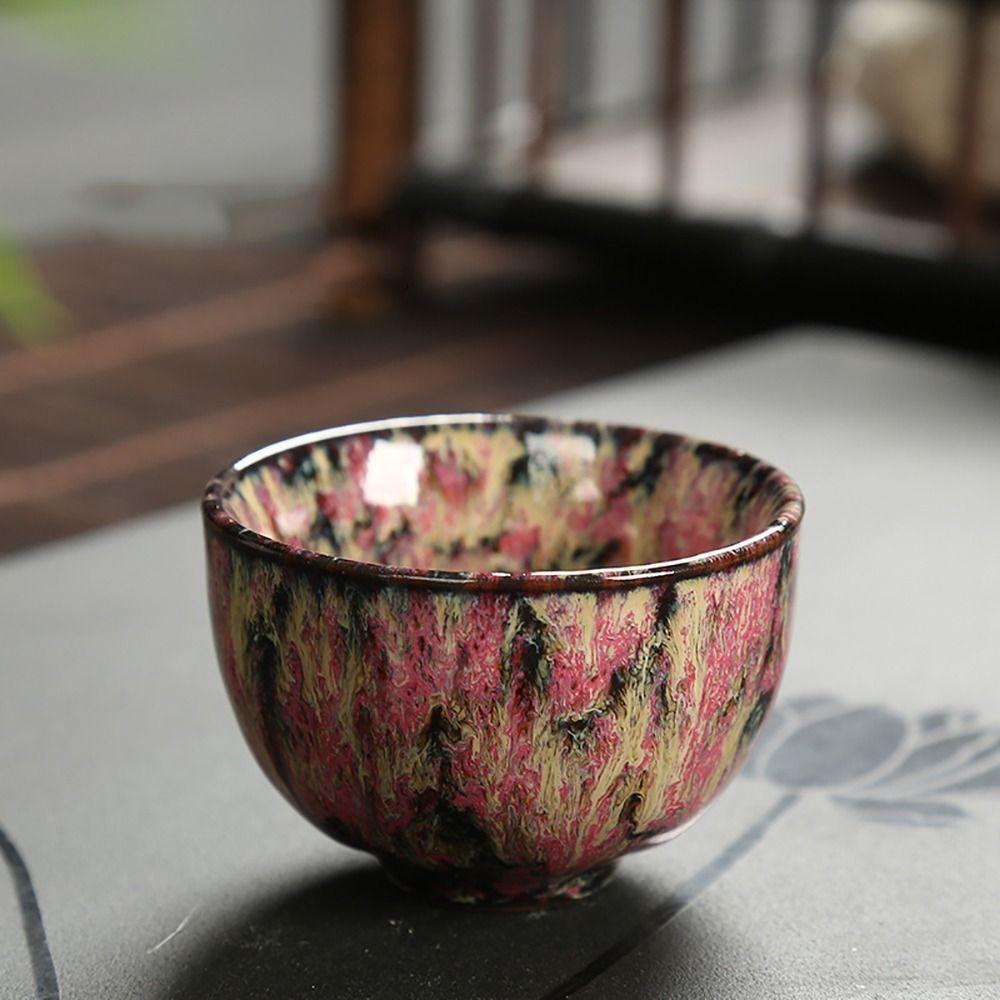 Kung Fu Ceramic Teacup Crude Pottery Tea Bowl Creative Drinkware