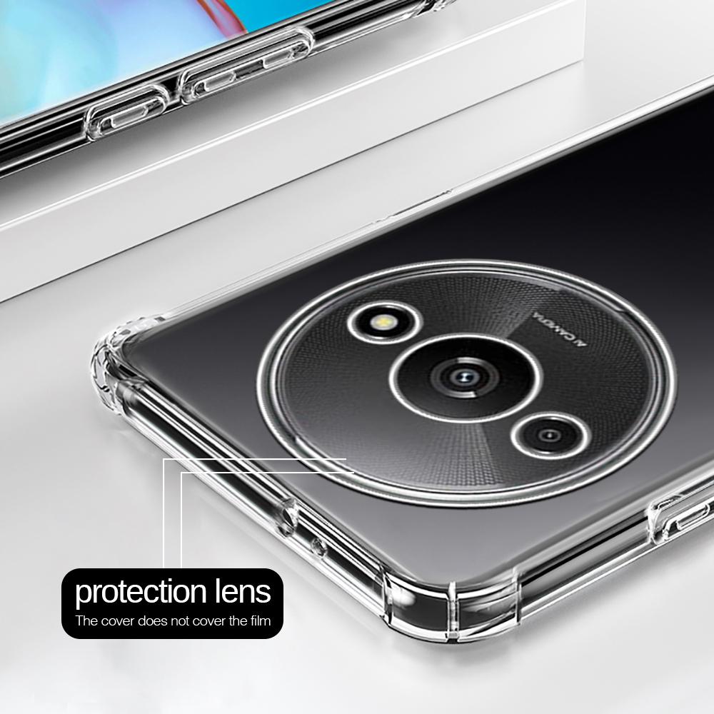 Супер противоударный мягкий прозрачный чехол для телефона Redmi A3 с подушкой безопасности, прозрачный чехол из ТПУ для Redmi A3 4G 2024