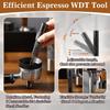 Выдвижной WDT Инструмент для распределения эспрессо-кофе 5 игл Распределитель кофе Перемешиватель для бариста Ручка из алюминиевого сплава