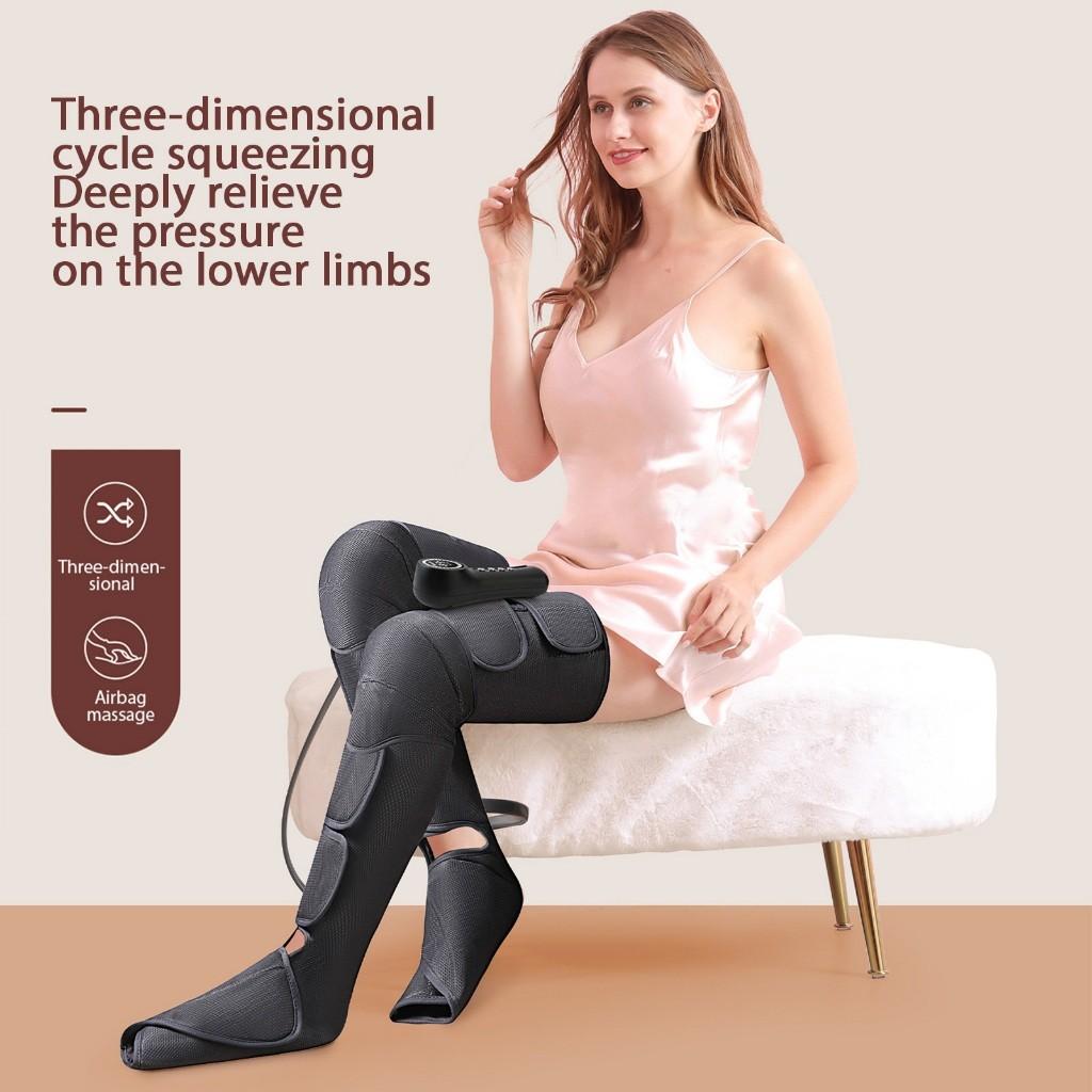 360° Coverage Leg Massager Electric Air Pressure Calf Massager Hot Compress Knee Thigh Massage Leg Beauty Instrument