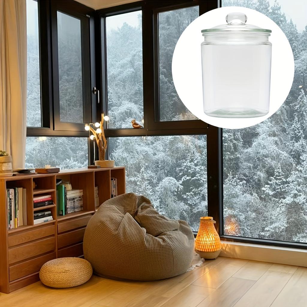 3 шт., герметичный контейнер для хранения и многоразовый прозрачный ящик для хранения продуктов питания с крышкой, портативная стеклянная герметичная банка для зерновых орехов, закусок, печенья и кухни для специй