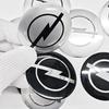 AAAYW1 4pcs 56mm 60mm 65mm Car Wheel Center Stickers Hup Emblem For Opel Insignia Astra J F Antara Meriva Zafira H G Corsa Vectra OPC