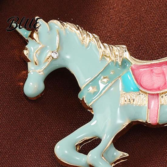 Horse Theme Accessory 1/3Pcs Brooch Pin Vintage Enamel Design Simple