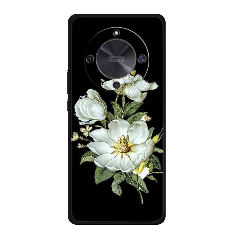 Coque For Honor X70 5G Case Cartoon Cat Funda Black Silicone Soft Back Cover For Honor X70 2025 Phone Case Cover X 70 HonorX70