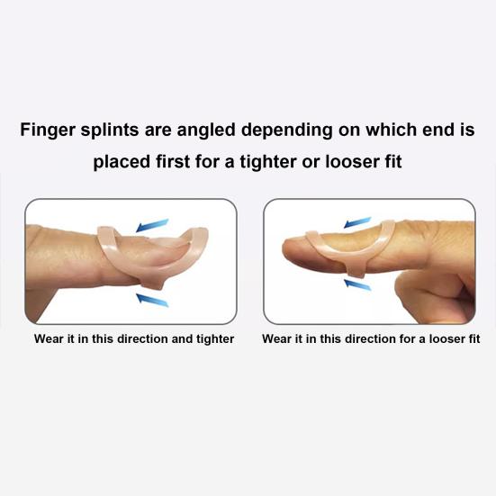 5Pcs Finger Fracture Splints Ultralight Breathable Reusable Friendly To Skin Joint Finger Braces Support Protectors