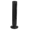 Smart Floor Fan Black Quiet 2 Speeds Powerful Bladeless Tower Fan for Home Bedroom Office Room