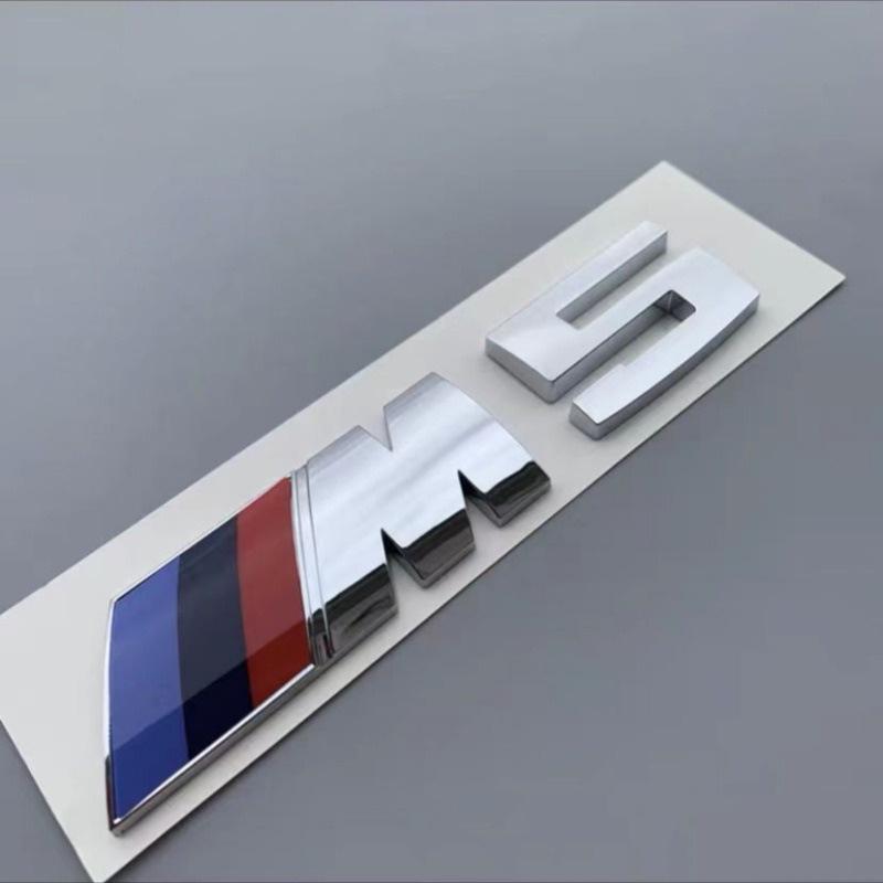 BBKI7 3D Emblem Car Fender Side Rear Trunk Badge M Logo Sticker Number Decal For BMW M1 M2 M3 M4 M5 M6 M7 Performance Auto Accessories