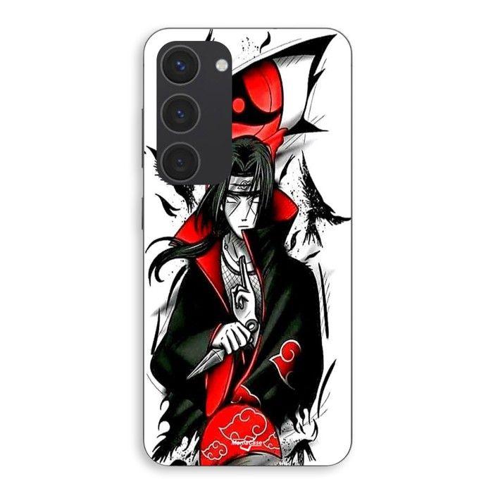 Coque de téléphone - MANIACASE - Samsung Galaxy S23 Plus - Silicone - Noir - Demon Slayer Kimetsu no Yaiba