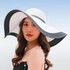 Straw Straw Hat Women's Beach Beach Outing Sun Hat Vacation Sun Protection Big Eaves Hat Summer Sun Hat Summer