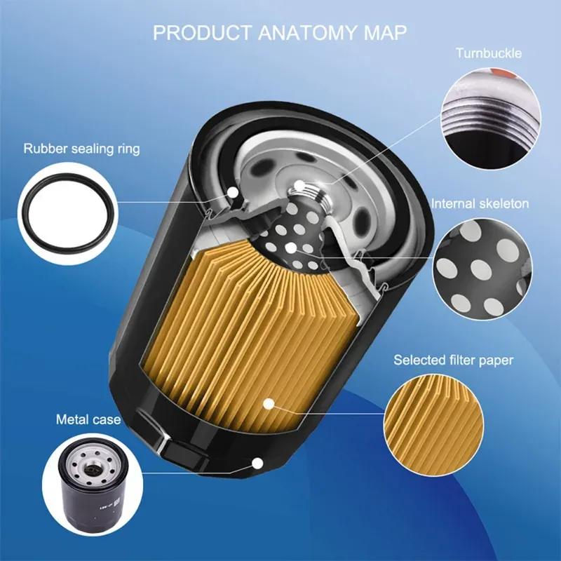 Motorcycle Oil Filter 3089996 for Polaris ATV 570 TR 2015 850 Scrambler 2016 2017 2018 850 1000 Sportsman 2011-
