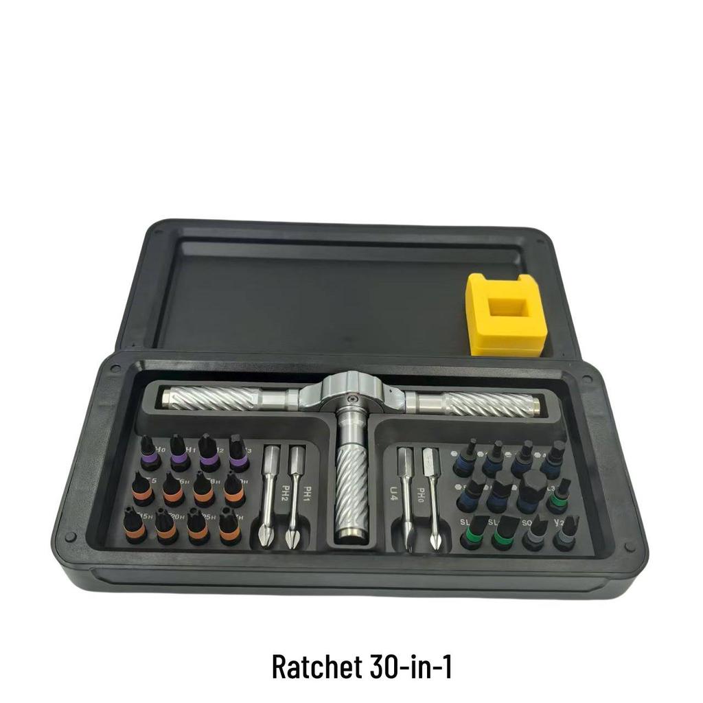 42-in-1 Multi-Functional Ratchet Screwdriver Set with High-Hardness S2 Steel Bits