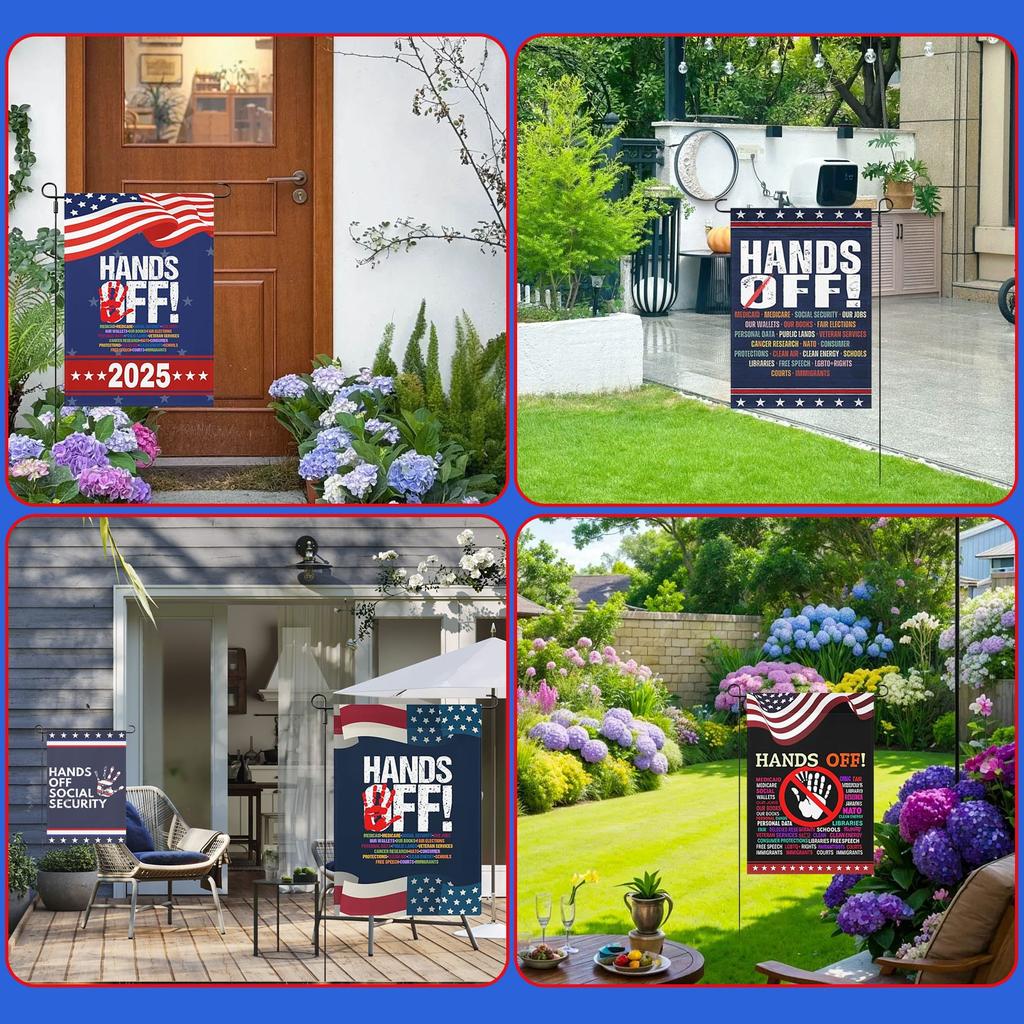 Садовый флаг 12x18 дюймов двухсторонний для наружного оформления двора