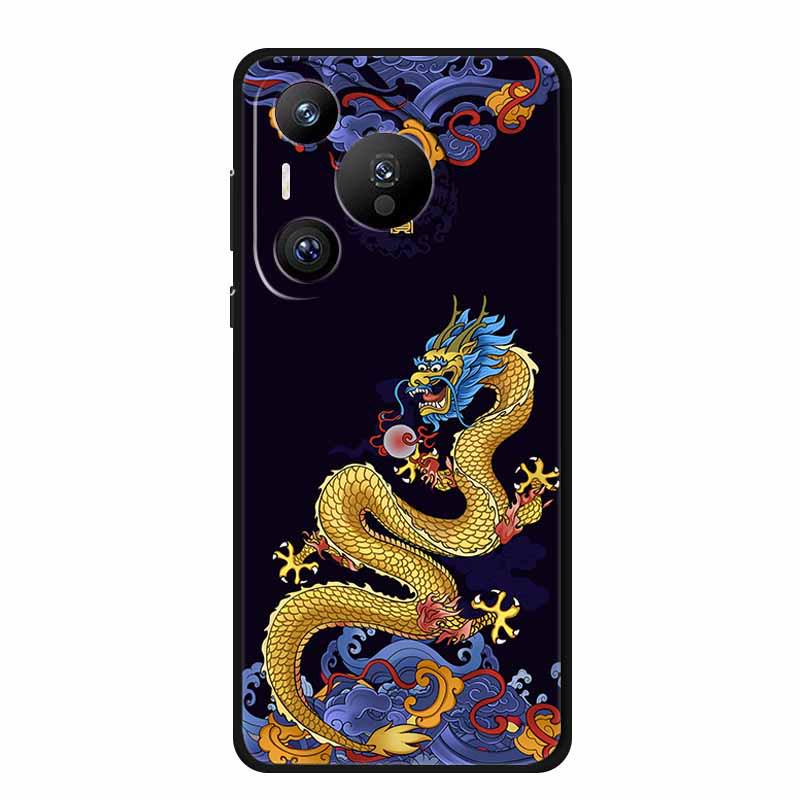 Чехол для телефона Huawei Pura 70 Pro с рельефной текстурой в стиле ретро - Мягкий цветной стиль