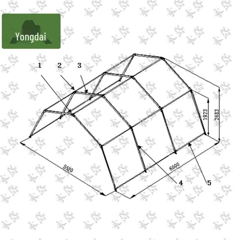 Yongdai 30 кв.м Складной каркас Аварийная палатка и комплектующие