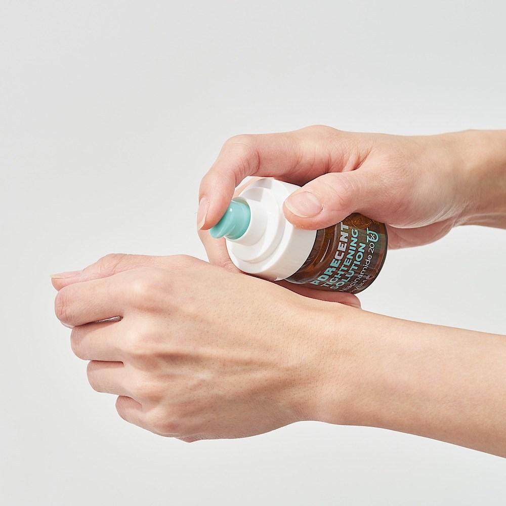 PoreCent Pore Reduction Охлаждающая сыворотка с высокой концентрацией ниацинамида, 20% витамина B3, сжимающая ампула, подтягивающий раствор, 40 мл, 1 шт.