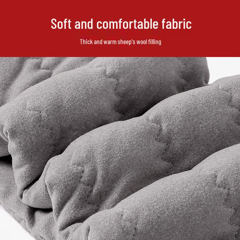 Langsana Women's High-Waist 100% Wool Thermal Stirrup Leggings