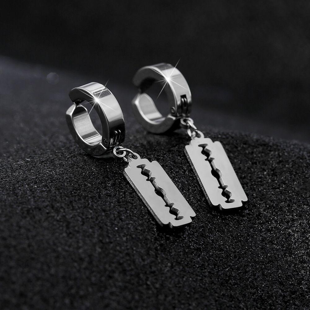 Стальная подвеска полая женские серьги-гвоздики серьги-клипсы серьги-капли корейские серьги-подвески