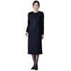 Black Formal Mourning Long Ceremonial Memorial Funerals [MAISONCOMFY] Clothes, Women's One-Piece Suit, Washable, Length, 2-Piece Set, Occasions,